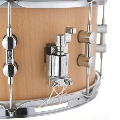 SONOR 13x7" Kompressor Natural Beech Semi-Gloss Finish Snare Drum | 12 Ply 8mm | Made in Germany | NEW  WorldShip Authorized Dealer image 4
