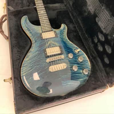 Dean Hardtail Made In USA Flame Top Denim Blue image 3