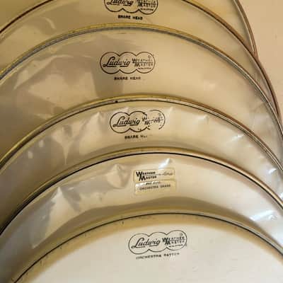 Ludwig 14" Drum Heads - 1960s Vintage image 1