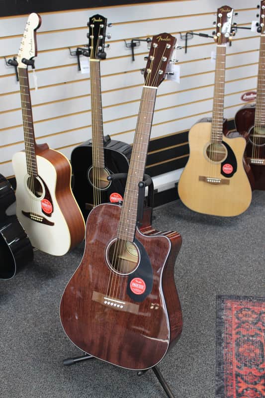 Fender CD-60SCE All-Mahogany | Reverb