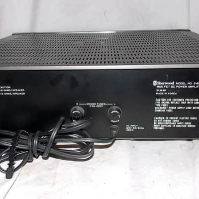Sherwood S-6040 vintage dual mono power amplifier image 5