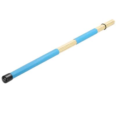 Bamboo Drum Stick Rods Brushes Hot Rods Drumsticks Brush Blue For Jazz Acoustic Rock Band Music Lover Percussion 1 Pair image 3