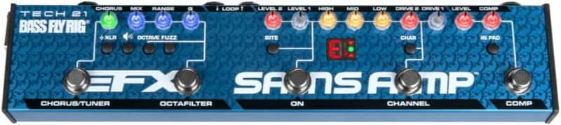 Tech 21 Bass FlyRig v2 Bass Guitar Multi-FX Pedal Model # FR-BASS-V2 image 1
