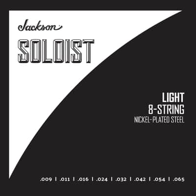 Jackson Soloist 8-String Electric Guitar Strings, LIGHT .009-.065 image 2
