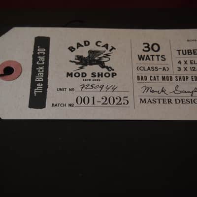 Bad Cat Mod Shop Black Cat 30 Mark Sampson Edition image 5