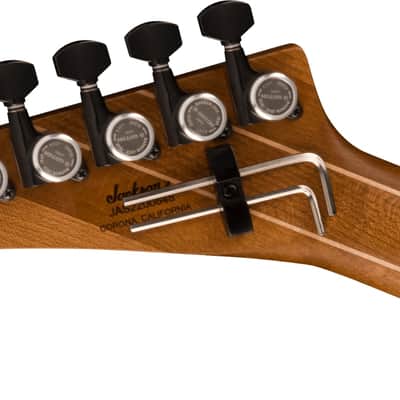 Jackson American Series Virtuoso Electric Guitar, Streaked Ebony Fingerboard, Mystic Blue image 8