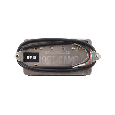 Bare Knuckle Boot Camp Humbucker Brute Force Bridge Pickup 53mm Zebra image 2
