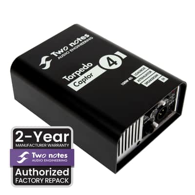 Two notes Factory Repack | Captor (4ohm) | Compact Analog Reactive Load Box, Attenuator & Amp DI / Grade B image 1