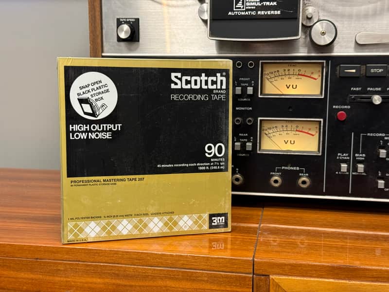 Scotch 3M 207 Professional Mastering Tape, 1/4”, 7" Reel, ORIGINAL SHRINK WRAP image 1