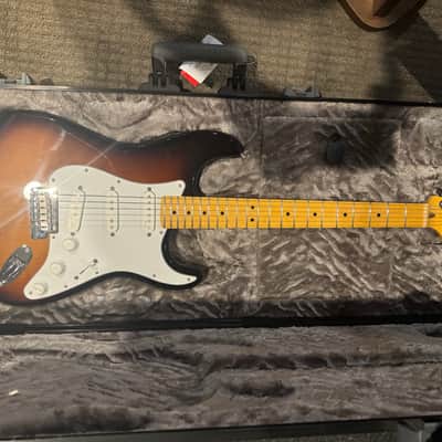 Fender American Professional II Stratocaster with Maple Fretboard 2023 - Present - Anniversary 2-Color Sunburst image 9