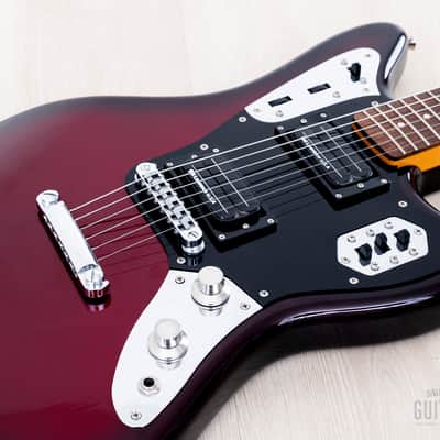 2008 Fender J-Craft Jaguar Special HH JGS-78 Gunmetal Red Burst w/ Bill Lawrence, Japan CIJ image 6
