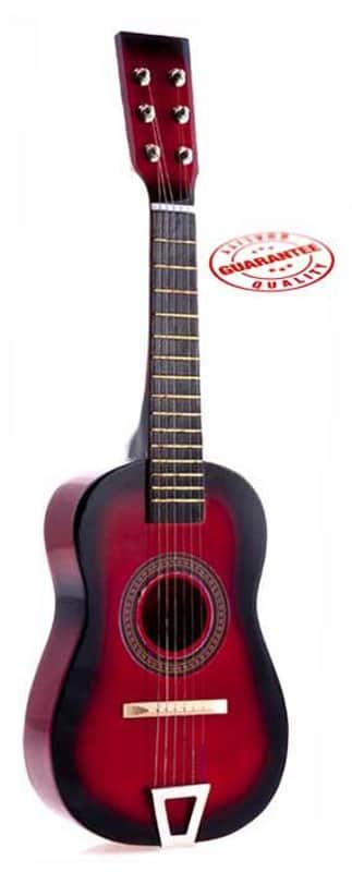 Star Kids Acoustic Toy Guitar 23 Inches Red Color image 1