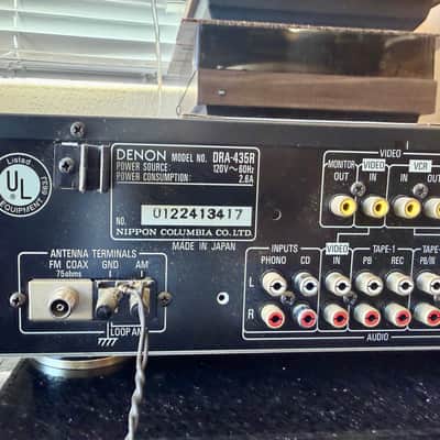 Denon DRA-435R Stereo Receiver Integrated Amp with Original Remote; Tested SEE VIDEO imagen 7