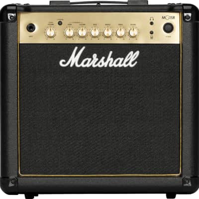 Marshall MG Gold MG15GR 2-Channel 15-Watt 1x8" Solid State Guitar Combo 2022 - Black image 2