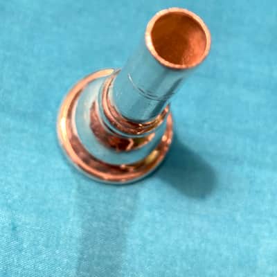 Antique Eb Cornet Mouthpiece-Made c.1880's-Great Condition-Plating 100% Intact image 4