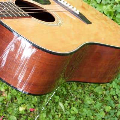 Fender F-35dreadnaught  acoustic Japan  natural image 4