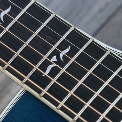 Super Clean! Taylor 614ce 2003 Koi Blue Limited Edition 5A Quilt + OHSC and candy image 12
