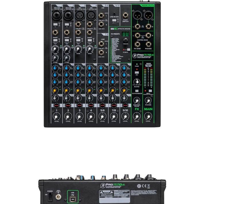Mackie ProFX10v3 10-channel Mixer with USB and Effects-NEW image 1