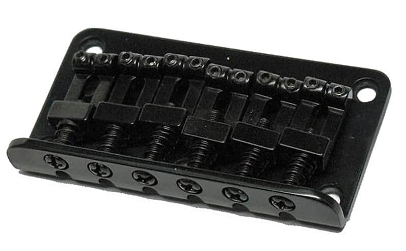 Genuine Fender Squier Hardtail Bullet Strat/Stratocaster Bridge - Black image 1
