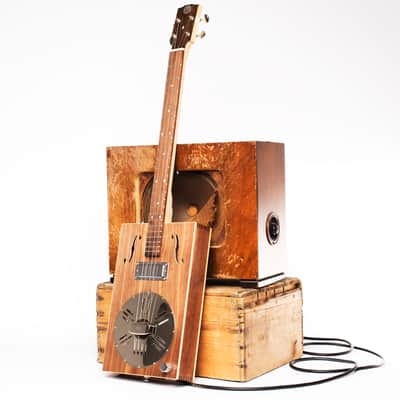 Drummond & Hammett Resophonic 2016 Cigar Box Guitar image 2
