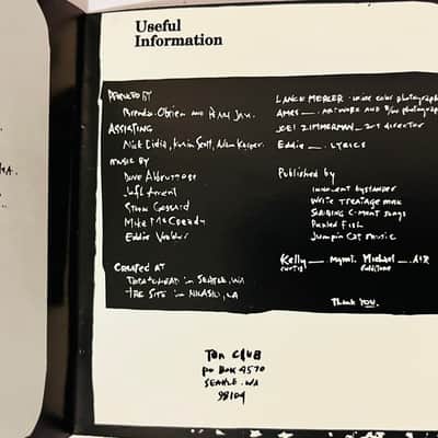 Pearl Jam VS. CD Album aka “Versus”, “Verses” image 10