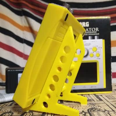 Korg Kaossilator Yellow in box w/ adapter and 3D printed stand image 5