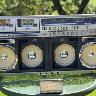 Sharp GF-1000 Rare Vintage Boombox Serviced Warranty Fully Working Cassette image 2