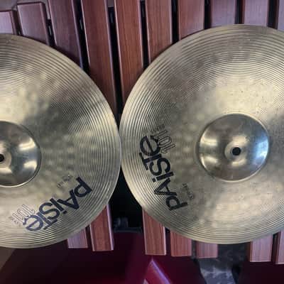 Paiste 14" 101 Brass Hi-Hat Cymbal Cymbals (Pair) 2005 - Present - Traditional image 1