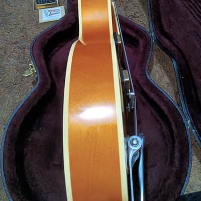 Gretsch G6120T-55 Vintage Select 2012 Chet Atkins Hollow Body with Bigsby Vintage Orange Stain image 7