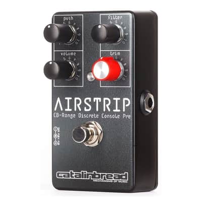 Catalinbread Airstrip CB-Range Overdrive Preamp Pedal – Guitar Effects Pedal with Trim, Filter, Push & Volume Controls for Enhanced Tone image 2