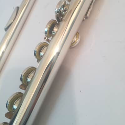 Musikwerks NEW Semi-Professional Flute Solid Silver Head Body and Foot-French B Foot image 14