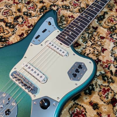 2025 Fender Japan Traditional II 60s Jaguar FSR, Sherwood Green Metallic SGM '65 Spec w/ USA Pure Vintage Pickups Bound Neck, MIJ JD25 - Limited Edition 🔥 image 6