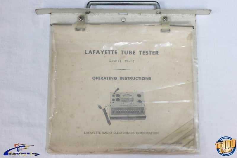Vintage Lafayette TE-15 Tube Tester, Japan, 100% Working Condition