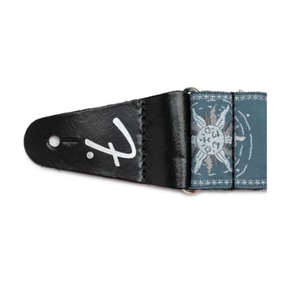 Fender American Vintage II Sun Strap with Adjustable Length and Woven Jacquard Design (Ice... image 7