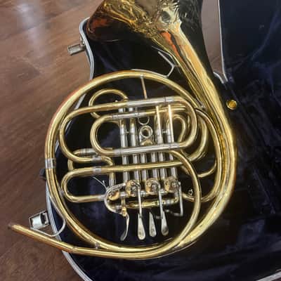 C. G. Conn 6D Double French horn. Made in USA image 7