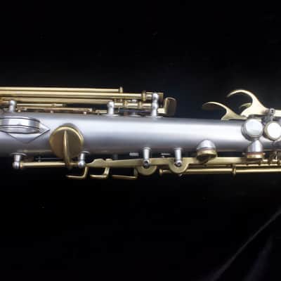 Martin Handcraft Phase III Soprano Sax - 1928 - Silver plated body, gold washed bell, gold plated keywork image 20