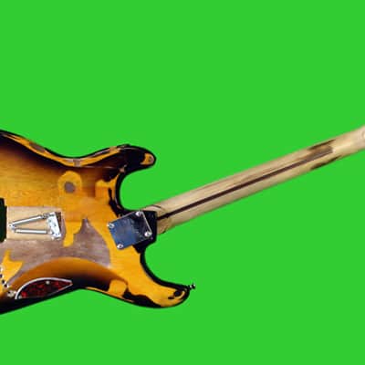 End of the Road Brown Sunburst - looks smashed but plays perfectly image 5