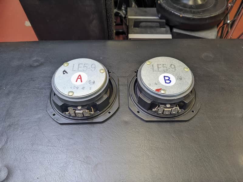 Matched Pair! JBL LE5-9 Midrange 5