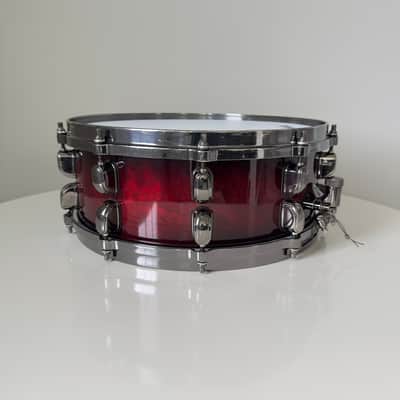 5.5x14” Tama Starclassic All Bubinga Shell Snare Drum, Lacquer Burst image 8