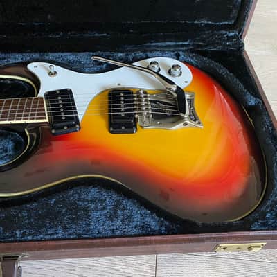 Mosrite The Ventures Super Custom '63 Sunburst Set Neck Japan MIJ OHSC image 21