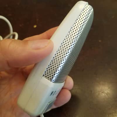 Wollensak Shure B-162-4 Harp Mic Hi-Z 1956 Chrome / White Space Age image 4