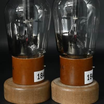 Platinum Matched Pair Sylvania VT25 10Y Leaf Getter USA Made Amplitrex Tested image 4