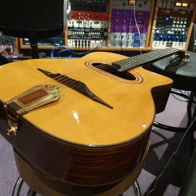 RARE Ibanez Signed Mario Maccaferri MAC 10 Gypsy Jazz D Hole Selmer Acoustic 1 of 440 image 12