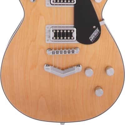 Gretsch G5222 Electromatic Double Jet BT Guitar with V-Stoptail. Laurel FB, Aged Natural image 7