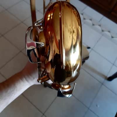 Super rare vintage baritone saxophone B&S Blue Label low a from 1980's , moster sound sax !!!!!! image 5