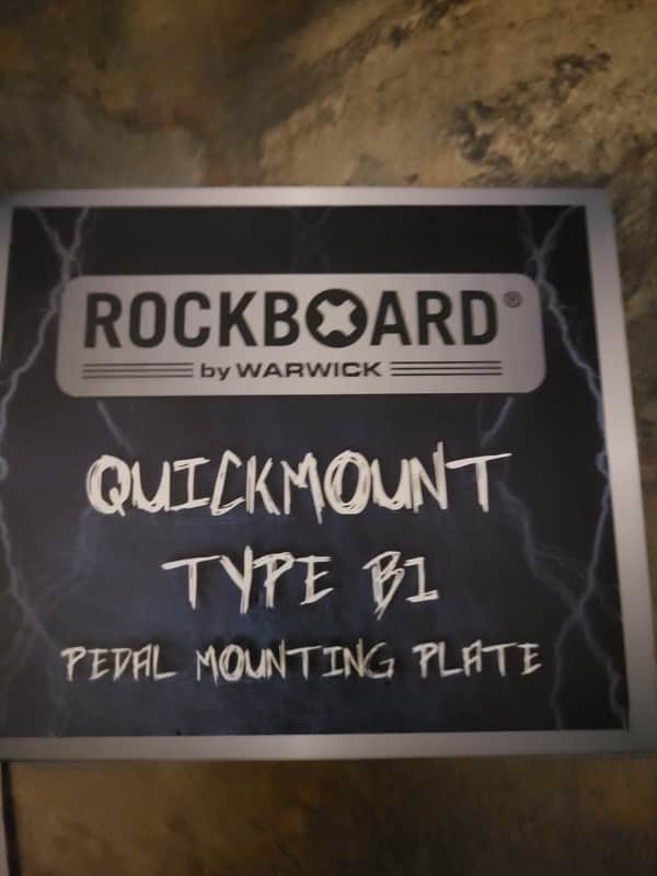 Rockboard QM-T-B1 QuickMount Type B1 Pedal Mounting Plate