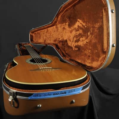 Vintage 1974 Ovation 1114-4 Folklore Model Acoustic Guitar image 7