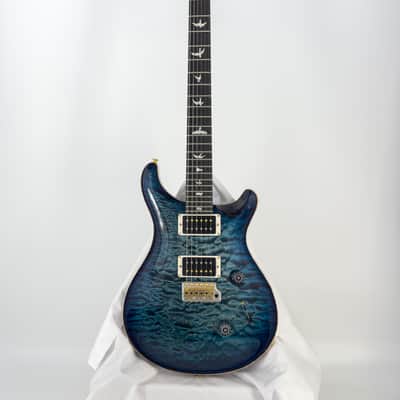 PRS Custom 24 Quilted 10-Top 2021 Cobalt Blue image 2