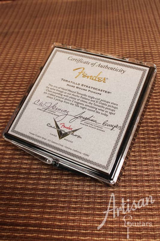 Fender Custom Shop Tomatillo Stratocaster Hand Wound Pickups | Reverb