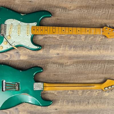 MyDream Stratocaster Custom Built - Relic Sherwood Green Asyllum Voodoo '60 image 1